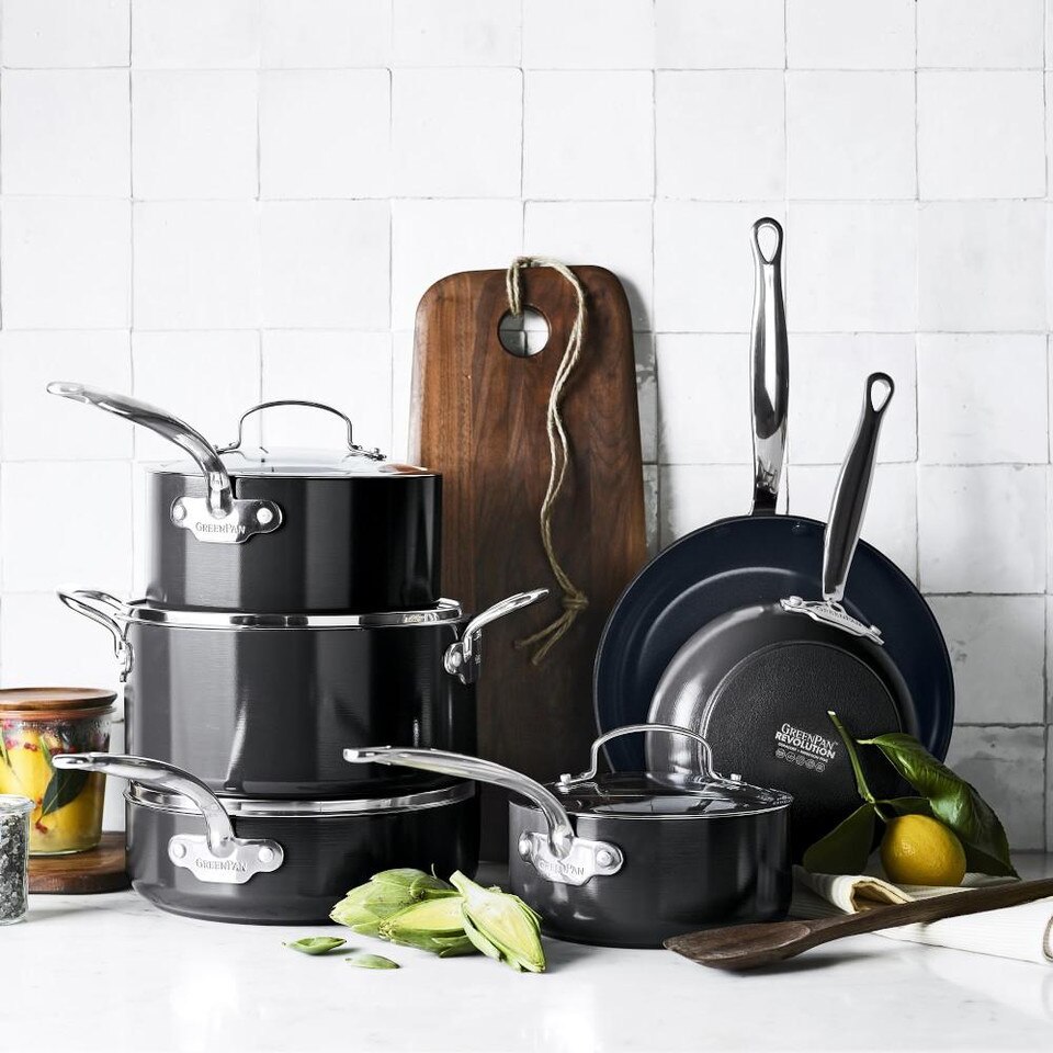 GreenPan™ Revolution Ceramic Nonstick 10Piece Cookware Set Williams